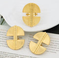 Parure ethnique : boucles d'oreilles + bagues
