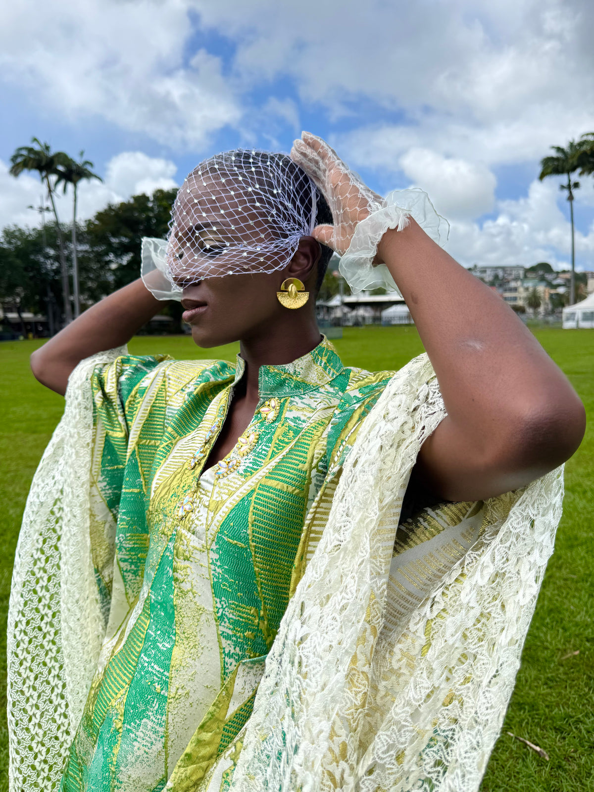 Brocart Queen Djam's - vert