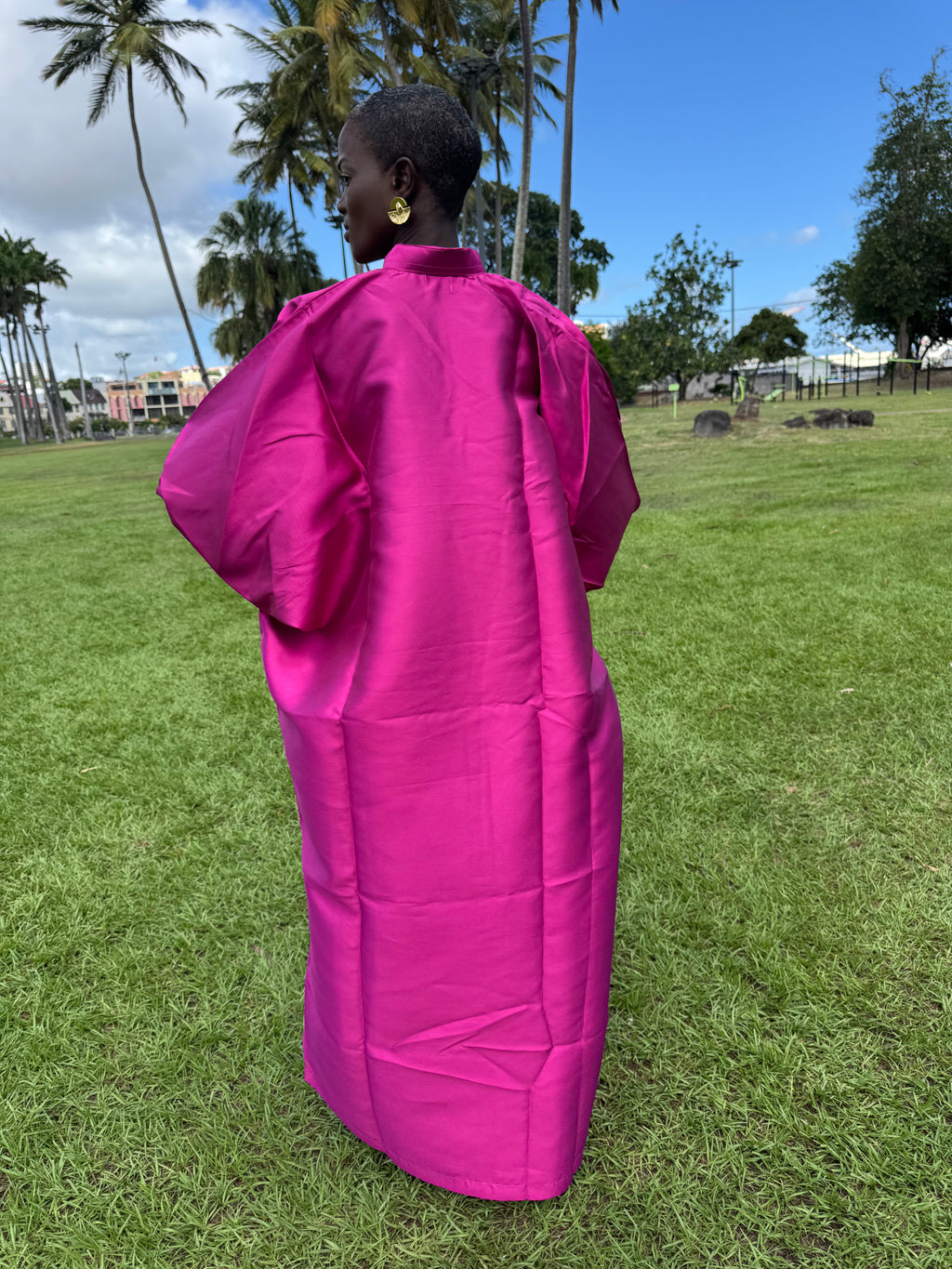 Kaftan Queen K'ty - rose fuschia