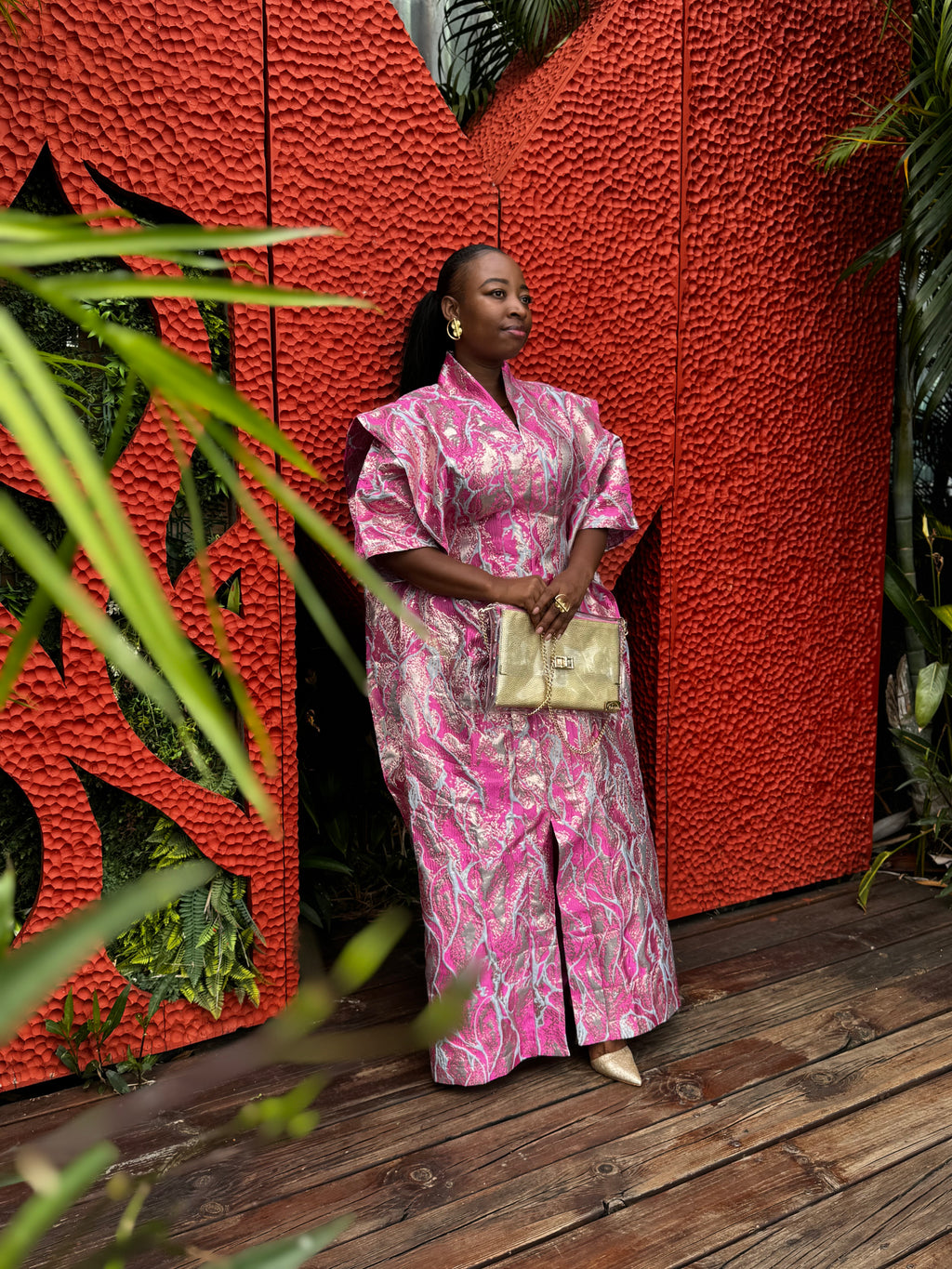 Full Gold Dress - rose et argent